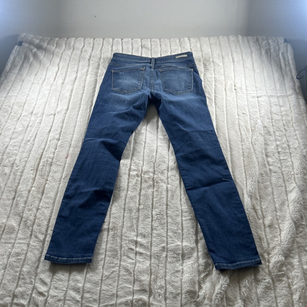 Pilcro And The Letterpress By Anthropologie Jeans Womens 25 Blue Mid Rise Skinny